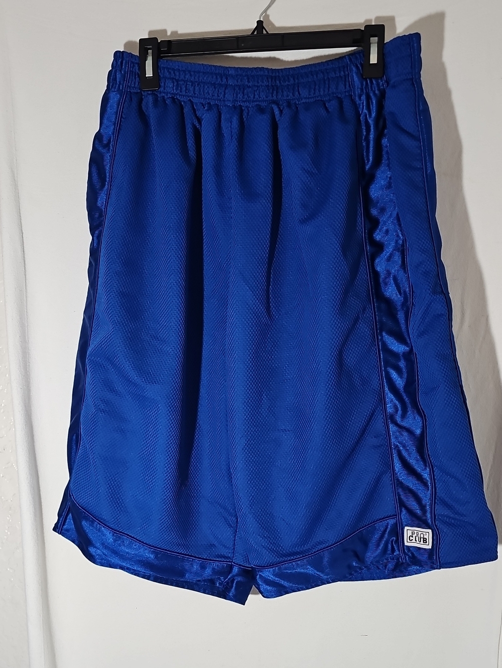 Classic Men's Athletic Mesh Shorts in Royal Blue